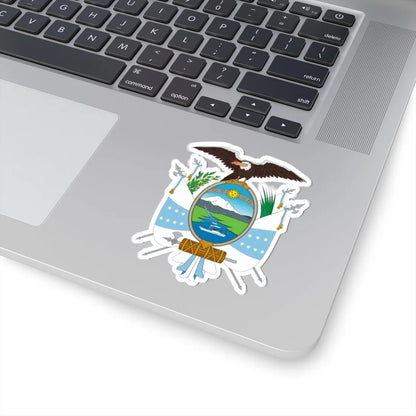 Coat of arms of Ecuador 1845 (Ecuador) (Coat of Arms) STICKER Vinyl Kiss-Cut Decal - The Sticker Space