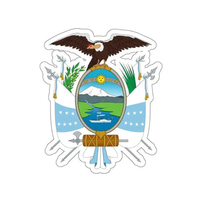 Coat of arms of Ecuador (1845) STICKER Vinyl Die-Cut Decal - The Sticker Space