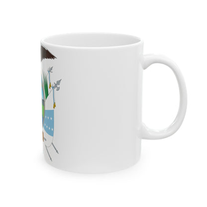 Coat of arms of Ecuador (1845) - White Coffee Mug-The Sticker Space