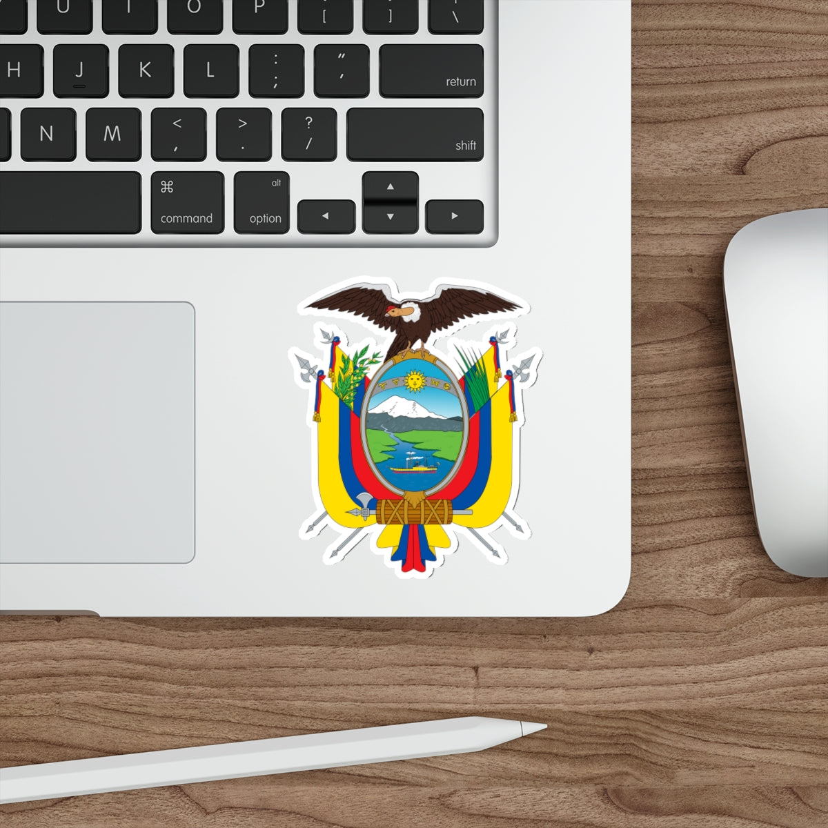 Coat of arms of Ecuador STICKER Vinyl Die-Cut Decal-The Sticker Space