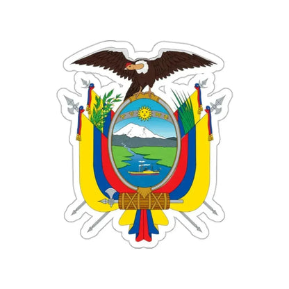 Coat of arms of Ecuador STICKER Vinyl Die-Cut Decal - The Sticker Space