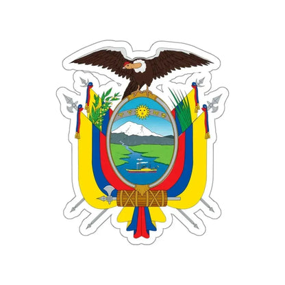 Coat of arms of Ecuador STICKER Vinyl Die-Cut Decal - The Sticker Space
