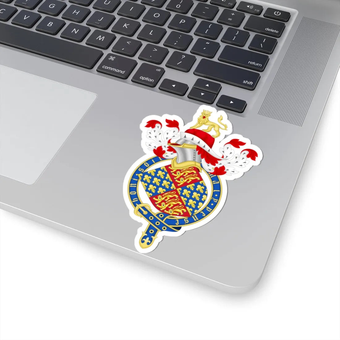 Coat of Arms of Edward III of England 1327-1377 (England) (Coat of Arms) STICKER Vinyl Kiss-Cut Decal - The Sticker Space