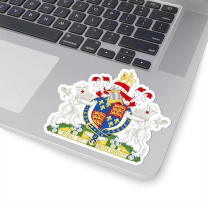 Coat of Arms of Edward IV of England 1461-1483 Crest Variant (England) (Coat of Arms) STICKER Vinyl Kiss-Cut Decal - The Sticker Space