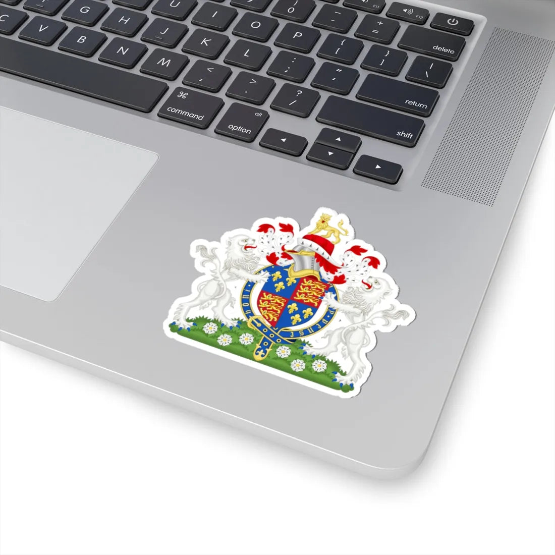 Coat of Arms of Edward IV of England 1461-1483 (England) (Coat of Arms) STICKER Vinyl Kiss-Cut Decal - The Sticker Space