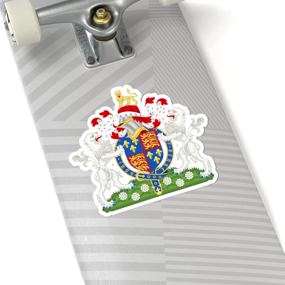 Coat of Arms of Edward IV of England 1461-1483 (England) (Coat of Arms) STICKER Vinyl Kiss-Cut Decal - The Sticker Space