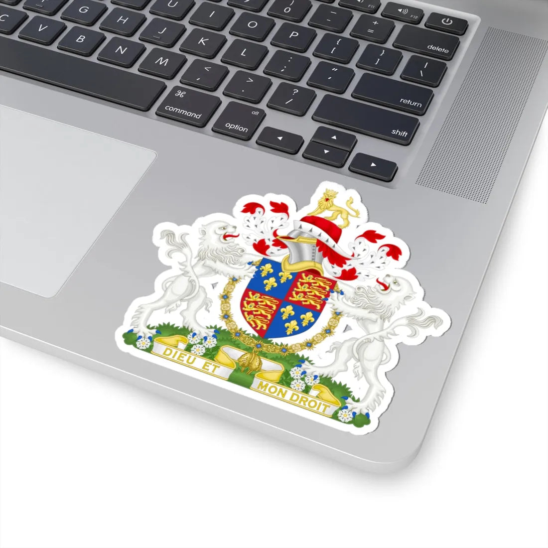 Coat of Arms of Edward IV of England 1461-1483 Golden Fleece Variant (England) (Coat of Arms) STICKER Vinyl Kiss-Cut Decal - The Sticker Space