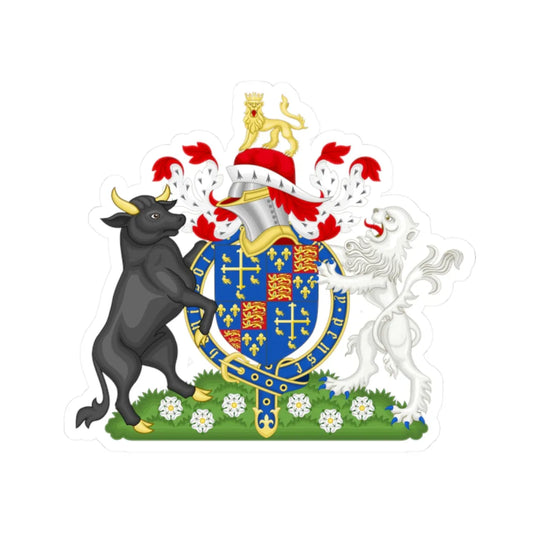 Coat of Arms of Edward IV of England 1461-1483 Shield Variant (England) (Coat of Arms) STICKER Vinyl Kiss-Cut Decal 2 Inch White - The Sticker Space