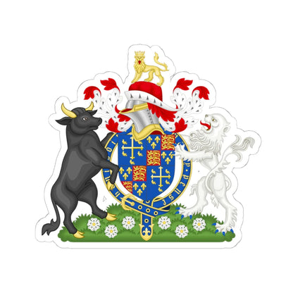 Coat of Arms of Edward IV of England 1461-1483 Shield Variant (England) (Coat of Arms) STICKER Vinyl Kiss-Cut Decal 6 Inch White - The Sticker Space
