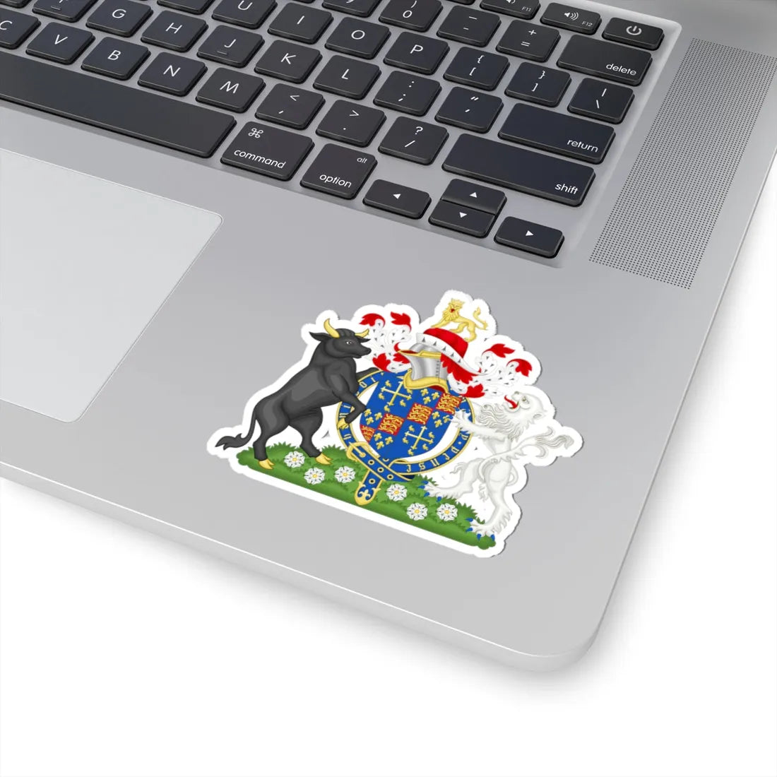 Coat of Arms of Edward IV of England 1461-1483 Shield Variant (England) (Coat of Arms) STICKER Vinyl Kiss-Cut Decal - The Sticker Space