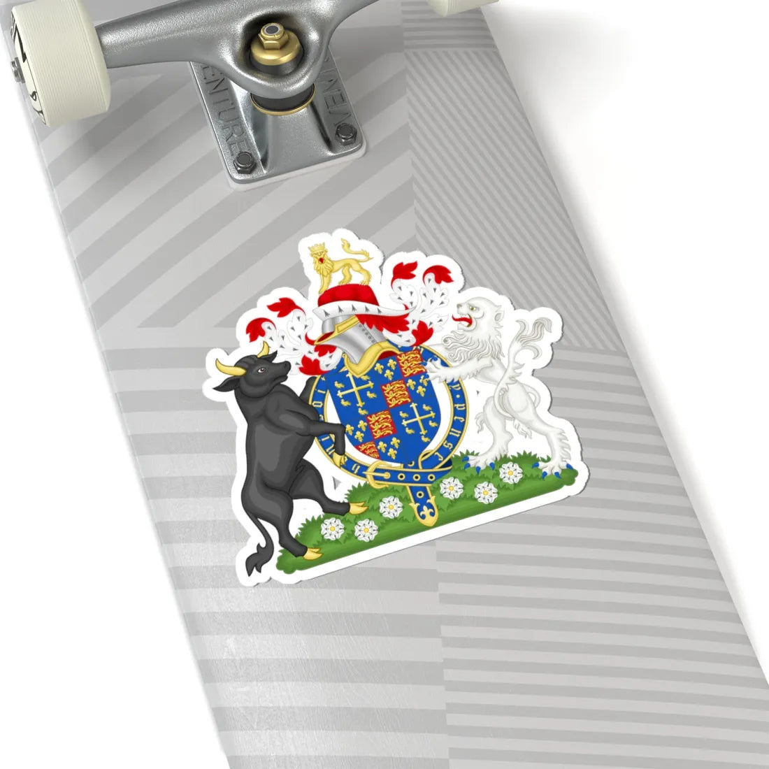 Coat of Arms of Edward IV of England 1461-1483 Shield Variant (England) (Coat of Arms) STICKER Vinyl Kiss-Cut Decal - The Sticker Space