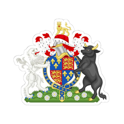 Coat of Arms of Edward IV of England 1461-1483 Variant 1 (England) (Coat of Arms) STICKER Vinyl Kiss-Cut Decal 6 Inch White - The Sticker Space