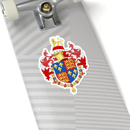 Coat of Arms of Edward IV of England Order of the Golden Fleece (Belgium) (Coat of Arms) STICKER Vinyl Kiss-Cut Decal - The Sticker Space