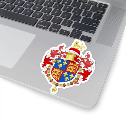 Coat of Arms of Edward IV of England Order of the Golden Fleece (Belgium) (Coat of Arms) STICKER Vinyl Kiss-Cut Decal - The Sticker Space