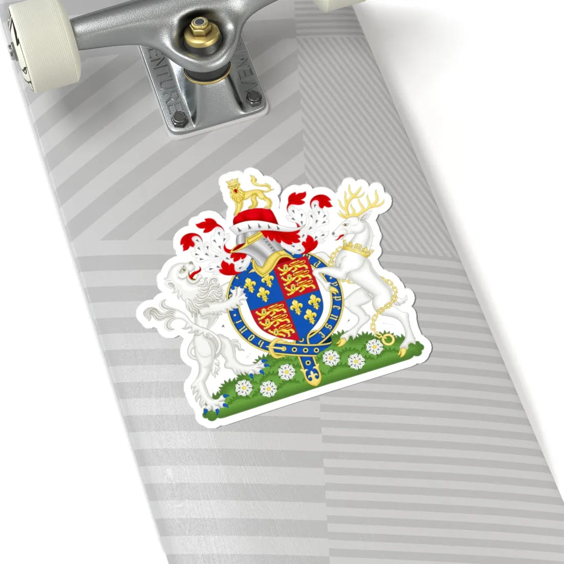 Coat of Arms of Edward V of England 1483 (England) (Coat of Arms) STICKER Vinyl Kiss-Cut Decal - The Sticker Space