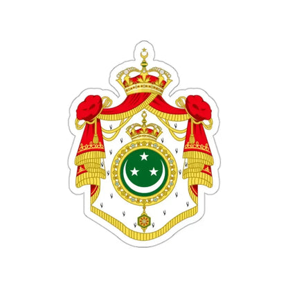 Coat of arms of Egypt (1922–1953) STICKER Vinyl Die-Cut Decal 2 Inch - The Sticker Space