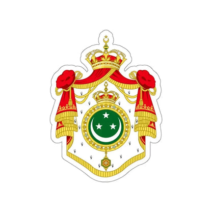 Coat of arms of Egypt (1922–1953) STICKER Vinyl Die-Cut Decal 3 Inch - The Sticker Space