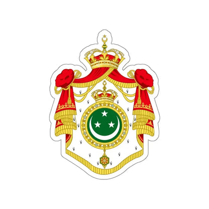 Coat of arms of Egypt (1922–1953) STICKER Vinyl Die-Cut Decal 6 Inch - The Sticker Space