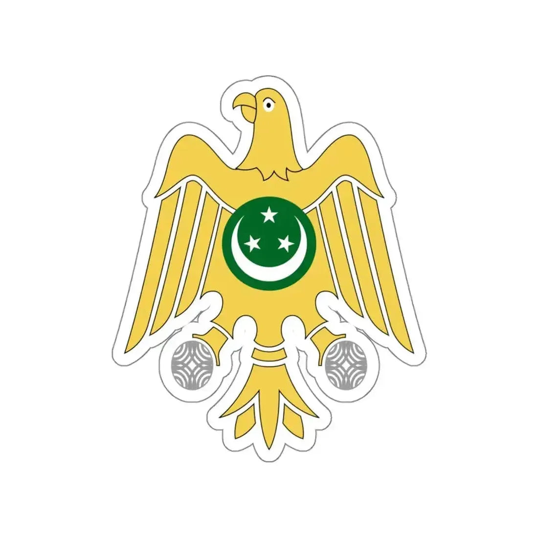 Coat of arms of Egypt (1953–1958) STICKER Vinyl Die-Cut Decal - The Sticker Space