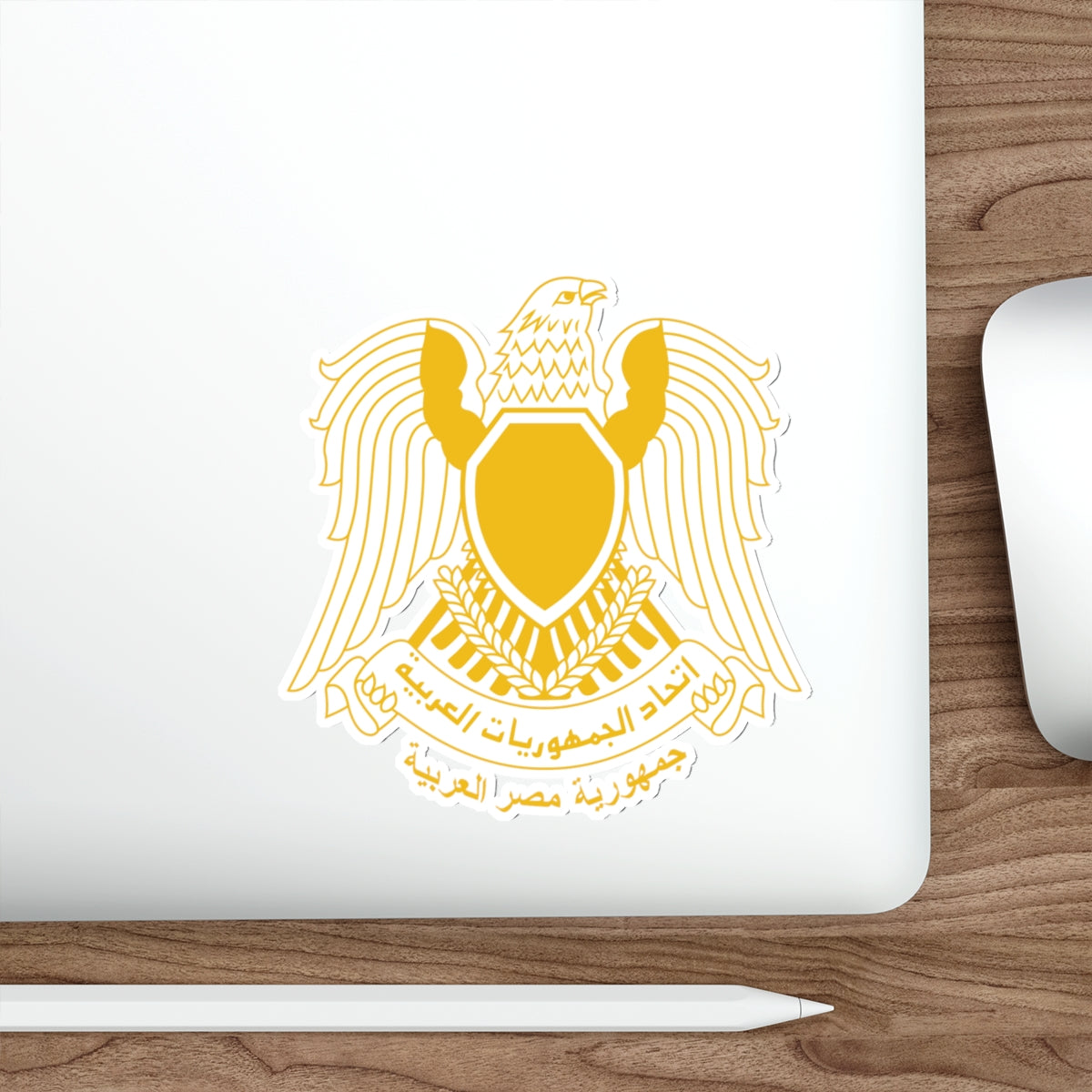 Coat of arms of Egypt (1972–1984) STICKER Vinyl Die-Cut Decal-The Sticker Space