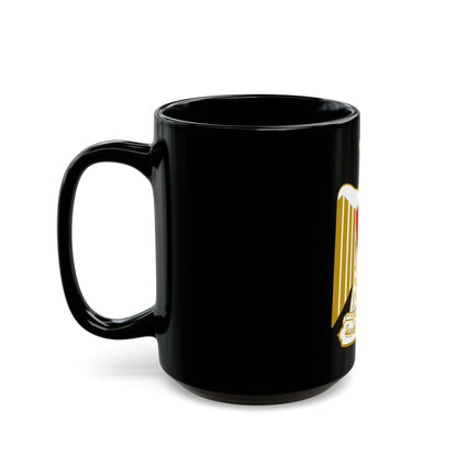 Coat of arms of Egypt (Official) - Black Coffee Mug