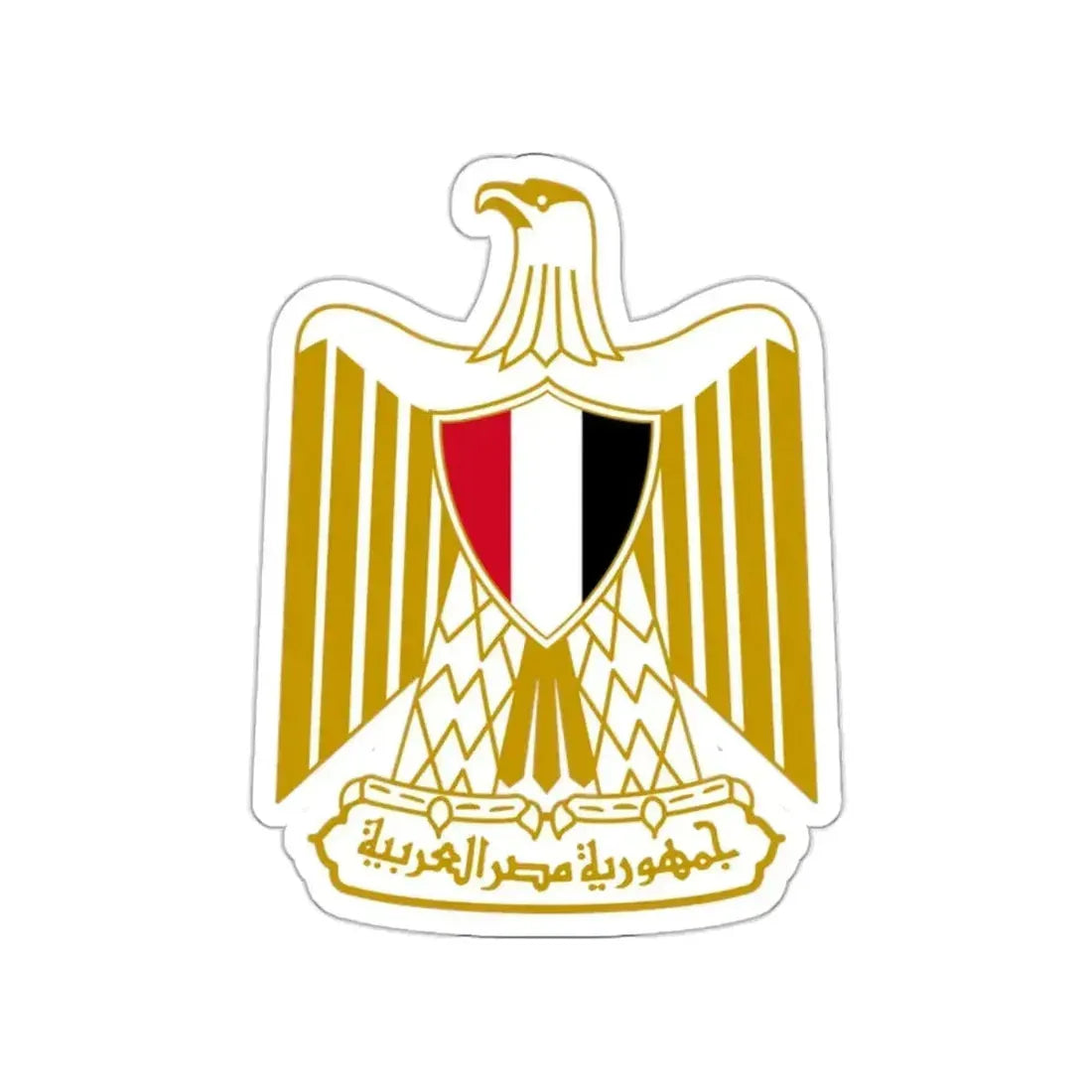 Coat of arms of Egypt (Official) STICKER Vinyl Die-Cut Decal 2 Inch - The Sticker Space