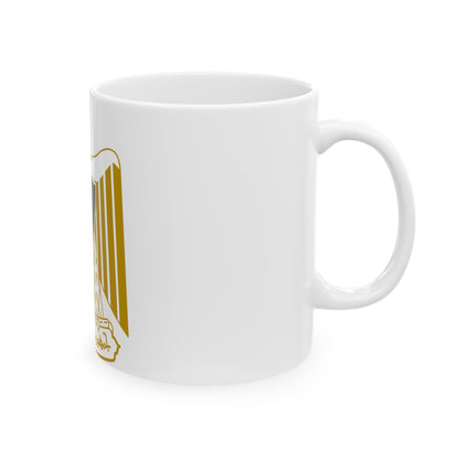 Coat of arms of Egypt (Official) - White Coffee Mug-The Sticker Space