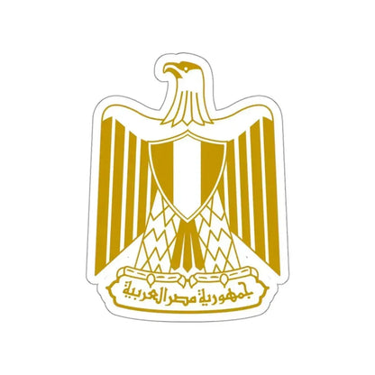 Coat of arms of Egypt (on flag) STICKER Vinyl Die-Cut Decal - The Sticker Space