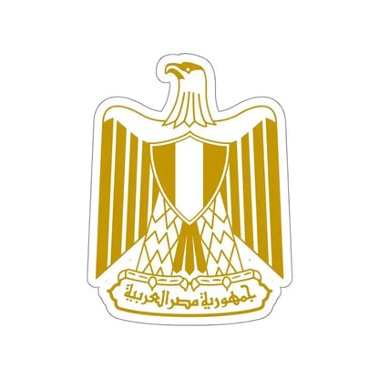 Coat of arms of Egypt (on flag) STICKER Vinyl Die-Cut Decal - The Sticker Space