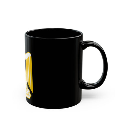 Coat of arms of Egypt (variant) - Black Coffee Mug