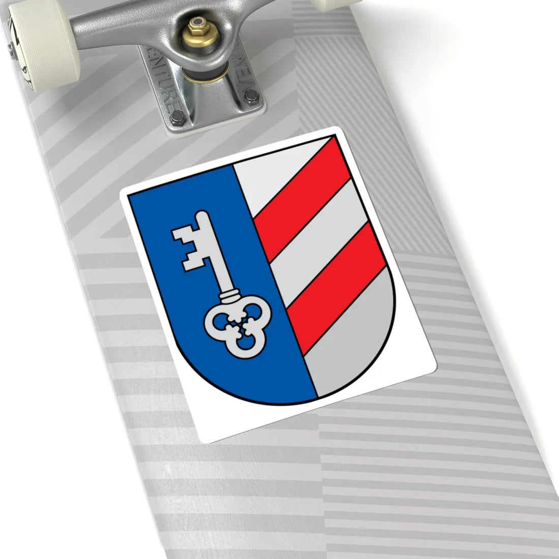 Coat of arms of Žeimelis (Lithuania) (Coat of Arms) STICKER Vinyl Kiss-Cut Decal - The Sticker Space