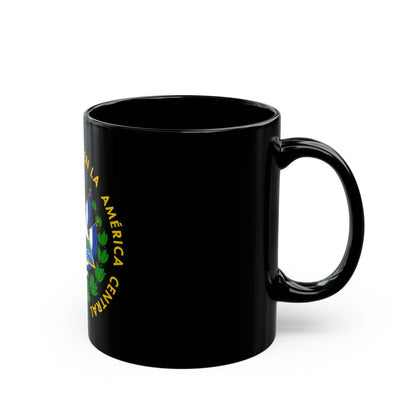 Coat of arms of El Salvador - Black Coffee Mug