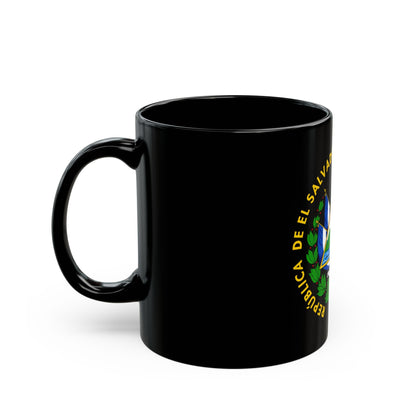 Coat of arms of El Salvador - Black Coffee Mug