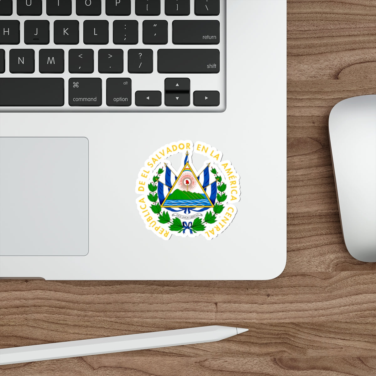 Coat of arms of El Salvador STICKER Vinyl Die-Cut Decal-The Sticker Space