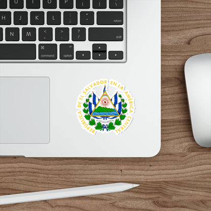 Coat of arms of El Salvador STICKER Vinyl Die-Cut Decal-The Sticker Space