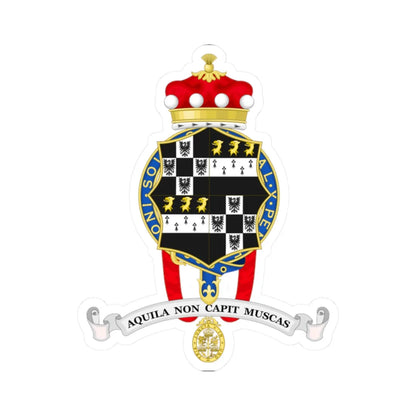 Coat of Arms of Eliza Baroness Manningham-Buller (Spain) (Coat of Arms) STICKER Vinyl Kiss-Cut Decal 2 Inch White - The Sticker Space