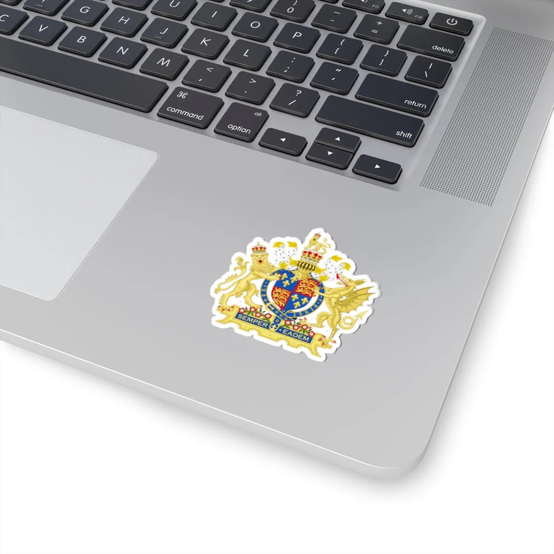 Coat of Arms of Elizabeth I of England 1558-1603 Variant 2 (England) (Coat of Arms) STICKER Vinyl Kiss-Cut Decal - The Sticker Space