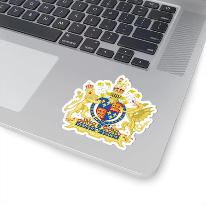 Coat of Arms of Elizabeth I of England 1558-1603 Variant 2 (England) (Coat of Arms) STICKER Vinyl Kiss-Cut Decal - The Sticker Space