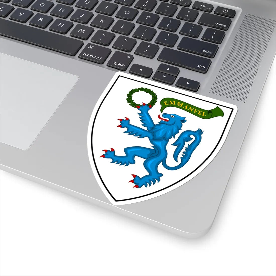 Coat of Arms of Emmanuel College Cambridge (England) (Coat of Arms) STICKER Vinyl Kiss-Cut Decal - The Sticker Space