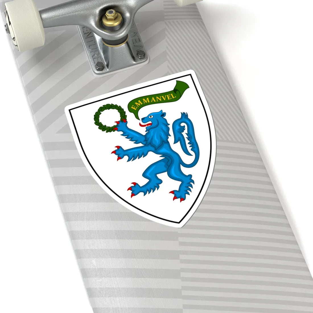 Coat of Arms of Emmanuel College Cambridge (England) (Coat of Arms) STICKER Vinyl Kiss-Cut Decal - The Sticker Space