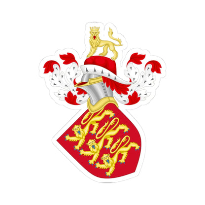 Coat of Arms of England -1340 (England) (Coat of Arms) STICKER Vinyl Kiss-Cut Decal - The Sticker Space