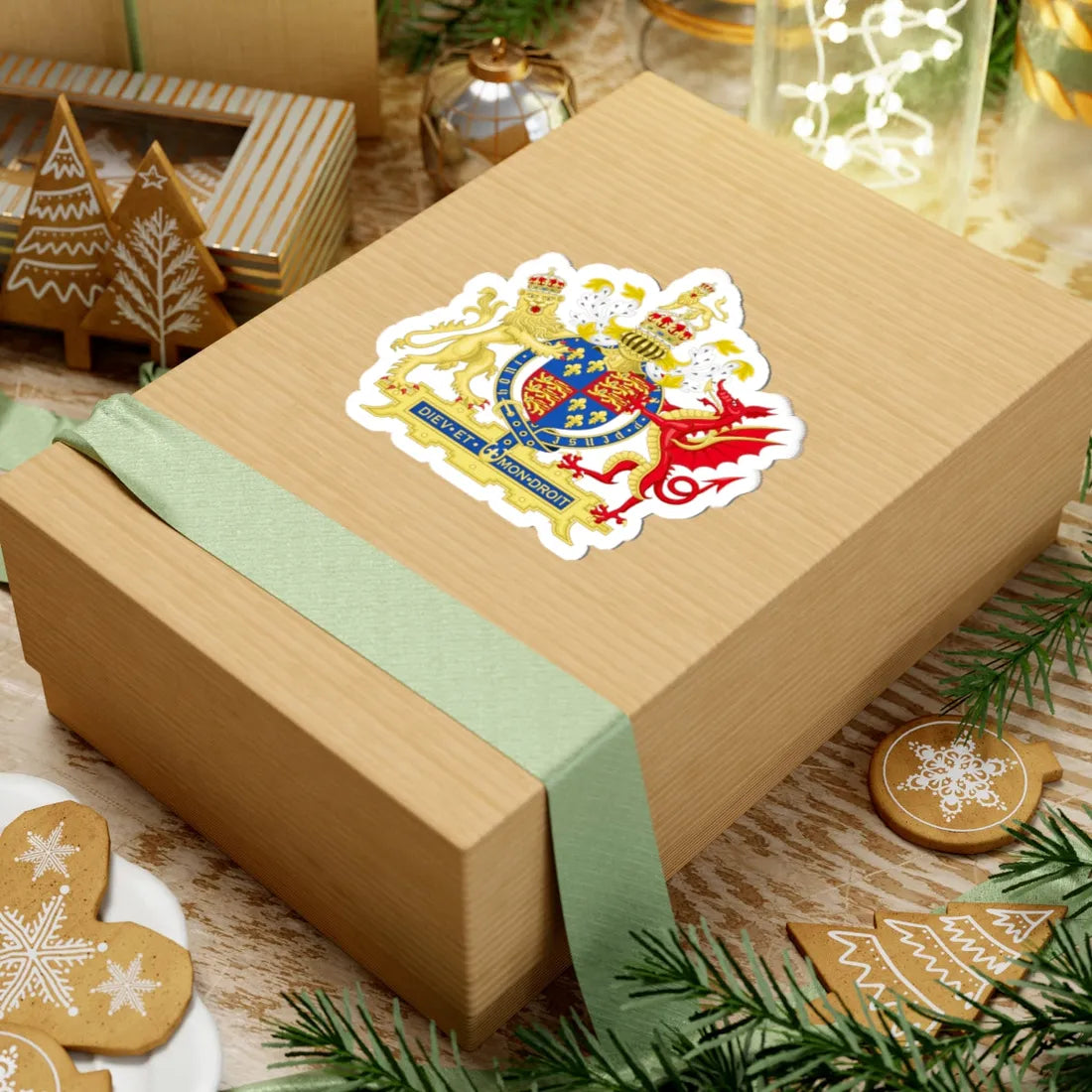 Coat of Arms of England 1509-1554 (England) (Coat of Arms) STICKER Vinyl Kiss-Cut Decal - The Sticker Space