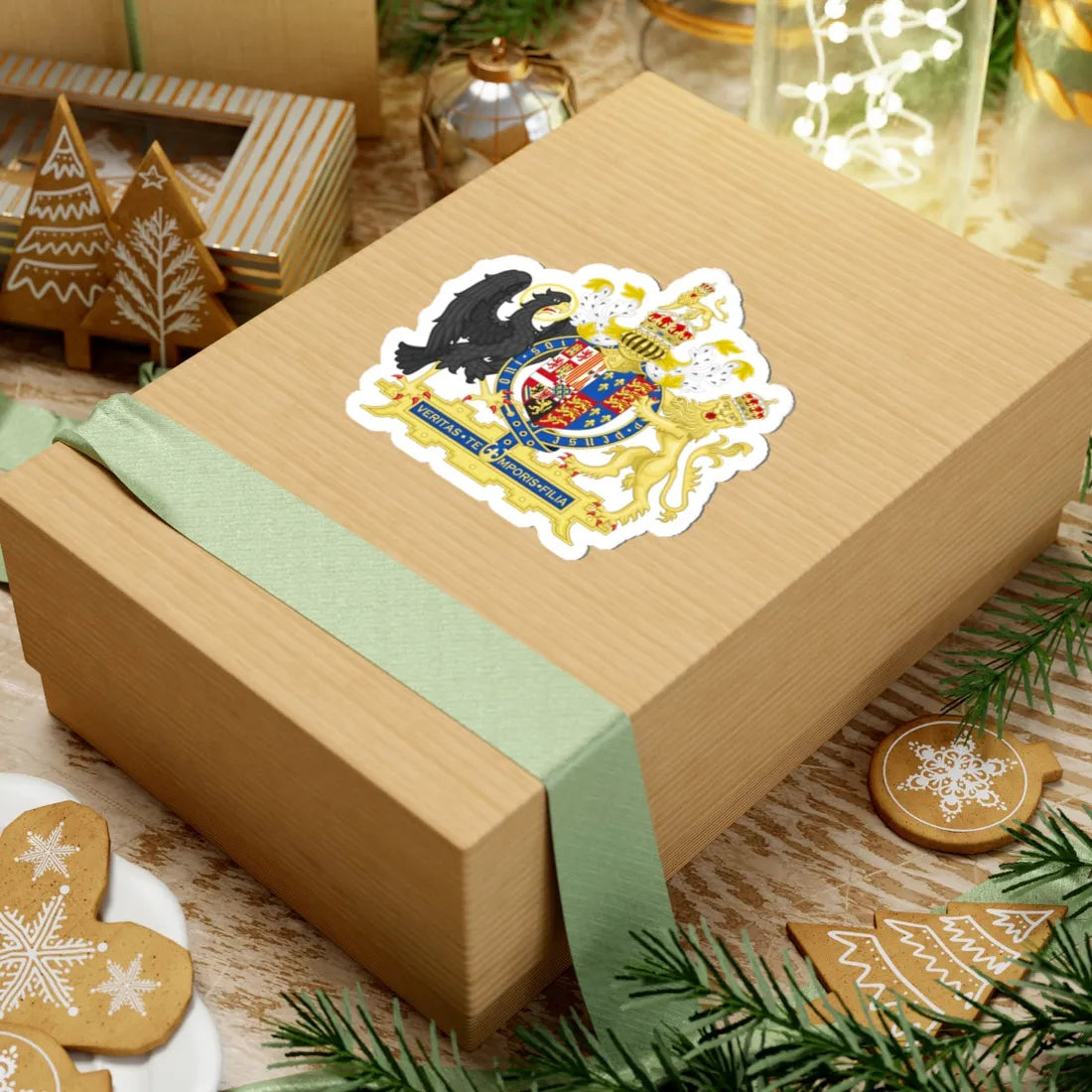 Coat of Arms of England 1554-1558 (England) (Coat of Arms) STICKER Vinyl Kiss-Cut Decal - The Sticker Space