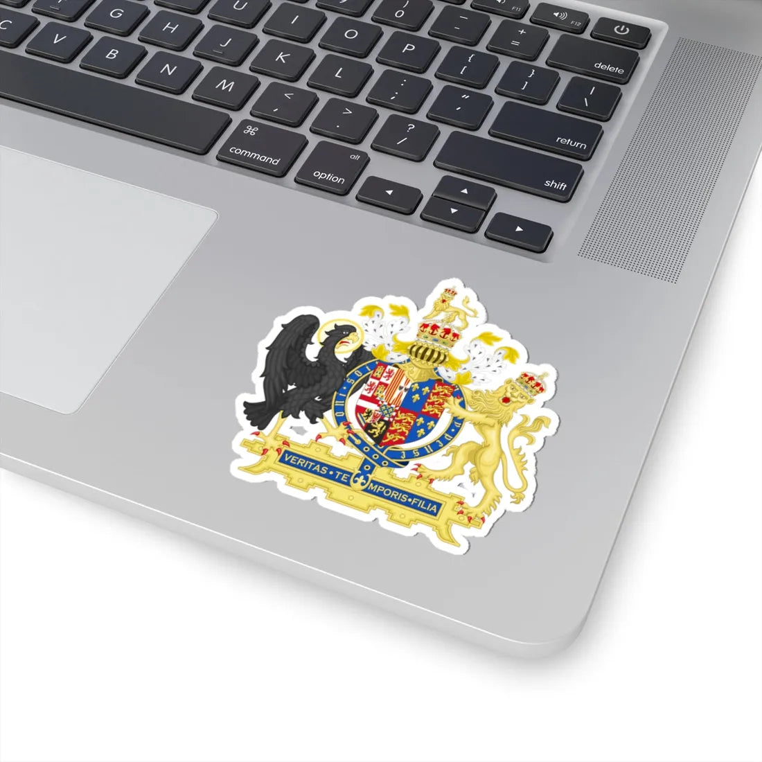 Coat of Arms of England 1554-1558 (England) (Coat of Arms) STICKER Vinyl Kiss-Cut Decal - The Sticker Space
