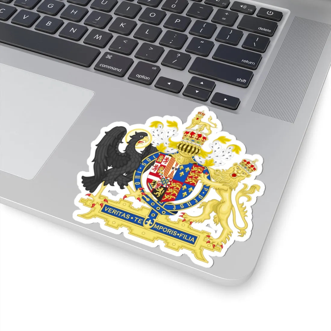 Coat of Arms of England 1554-1558 (England) (Coat of Arms) STICKER Vinyl Kiss-Cut Decal - The Sticker Space