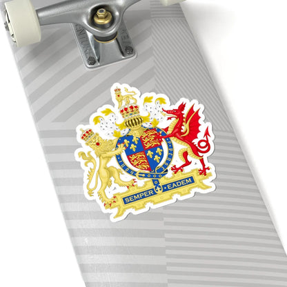 Coat of Arms of England 1558-1603 (England) (Coat of Arms) STICKER Vinyl Kiss-Cut Decal - The Sticker Space