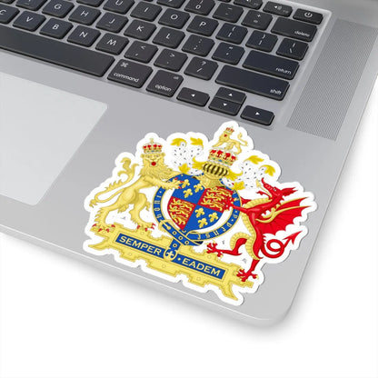 Coat of Arms of England 1558-1603 (England) (Coat of Arms) STICKER Vinyl Kiss-Cut Decal - The Sticker Space