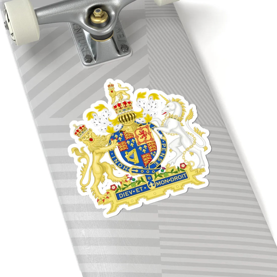Coat of arms of England 1603-1649 (England) (Coat of Arms) STICKER Vinyl Kiss-Cut Decal - The Sticker Space