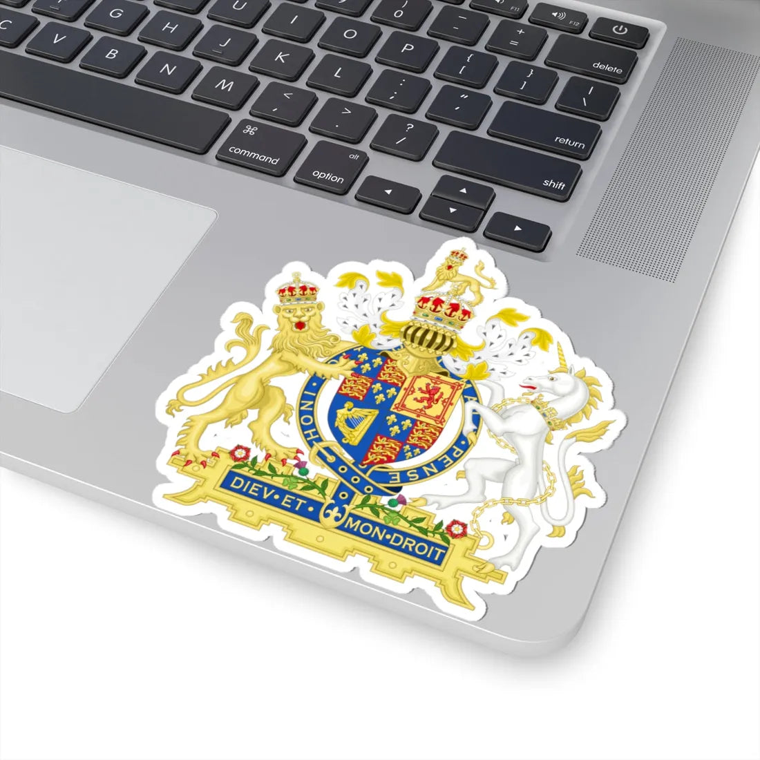 Coat of arms of England 1603-1649 (England) (Coat of Arms) STICKER Vinyl Kiss-Cut Decal - The Sticker Space