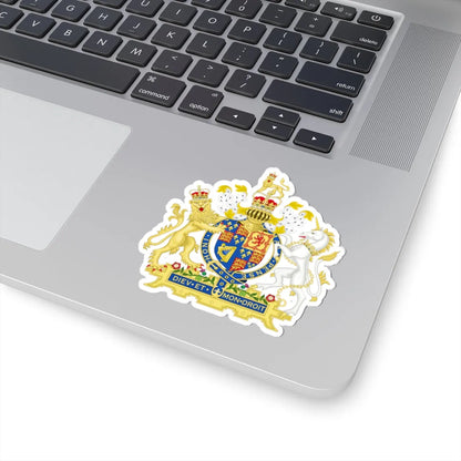 Coat of Arms of England 1660-1689 (England) (Coat of Arms) STICKER Vinyl Kiss-Cut Decal - The Sticker Space